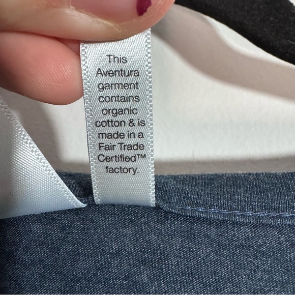Aventura Organic Cotton Embroidered Short Sleeve Top XXL - Picture 5 of 11